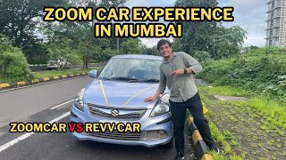 I Rented a Self Drive Car in Mumbai  Zoom Car vs Revv Car Comparison  Explore with Faisal [upl. by Ellenid580]