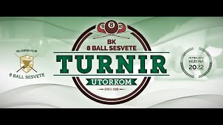 8 BALL SESVETE – 45 TURNIR UTORKOM 20241105 9BALL [upl. by Dermott197]