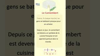 Histoire audio en français  Le Camembert 🧀 learn french  Speak French Fluently shorts [upl. by Hernandez]