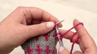 How to Knit Stranded Colorwork Fair Isle Knitting [upl. by Adigun]