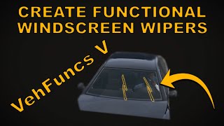 Functional Windscreen Wipers Tutorial VehFuncs V  ZModeler 3  Blender [upl. by Resay]