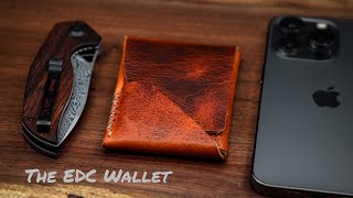 Topsider Mini Review  Minimalist Wallet from Open Sea Leather [upl. by Eelram]