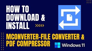 How to Download and Install MConverter  File Converter amp PDF Compressor For Windows [upl. by Mcquade]