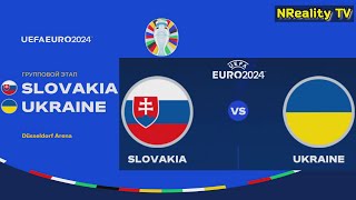 Футбол Чемпионат Европы2024 Словакия  Украина Групповой этап EURO 2024 Slovakia  Ukraine [upl. by Sakhuja]