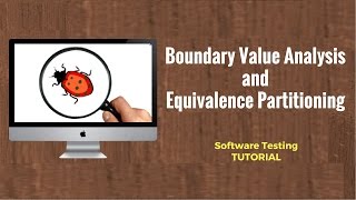 Boundary Value Analysis and Equivalence Partitioning Software Testing Tutorial [upl. by Filbert]