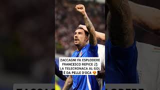 REPICE si scatena al GOL di ZACCAGNI ⚽  La sua RADIOCRONACA è da PELLE DOCA 😍 [upl. by Gresham]