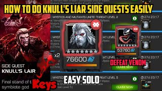 How to Complete Knulls Liar Side Quests Easily  Special Challenge  Venom and Knull Boss Easy Solo [upl. by Anisamot425]