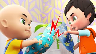 Chunnu Munnu Thhey Do Bhai  3D Hindi Rhymes for Children  jugnu kids [upl. by Anyalram]