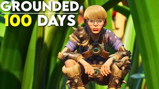 I Played 100 Days Of GROUNDED Heres What Happened [upl. by Hutchins]