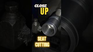 CLOSE UP VALVE SEAT CUTTING WORK skills youtubeshorts [upl. by Stortz691]