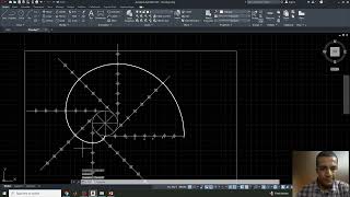 Lecture 7 How to draw Involute of a Circle along with its Normal amp Tangent by AutoCAD [upl. by Blackman]