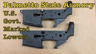 Palmetto State Armory US Govt Marked M4 and M4A1 Lower Receivers [upl. by Lexie848]