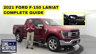 2021 FORD F150 LARIAT COMPLETE GUIDE  Every feature and option available in one video [upl. by Meakem]