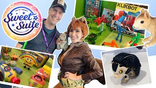 Toy Insiders Sweet Suite 2019 Show NYC Spongebob Roblox Klikbot and More [upl. by Eille]