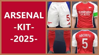 كيفية صناعة طقم أرسنال 2425How to make Arsenals 2425 kit [upl. by Ecargyram]