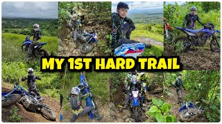 MY 1ST HARD TRAIL AT LOBO BATANGAS USING YAMAHA WR155R [upl. by Oiznun]