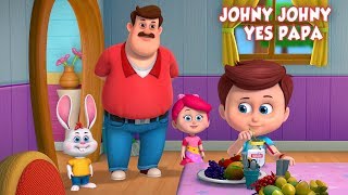 Johny Johny Yes Papa Nursery Rhyme – Betty and Bunny Nursery Rhymes amp Songs for Children [upl. by Oatis]