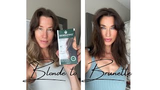 Herbatint Review Blonde to Brunette [upl. by Yard]