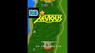 1983 60fps Xevious 582880pts [upl. by Coridon717]