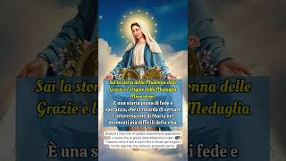 Sai la storia della Madonna delle Grazie e l’origine della Medaglia Miracolosa maria shorts [upl. by Aned]