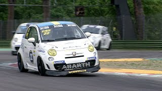 Trofeo Abarth 500 a Imola 2018 [upl. by Ahsinyar]