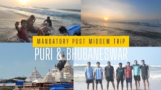 A Mandatory trip after MidSem  IIT Kharagpur to Puri amp Bhubaneswar  Part  2 [upl. by Flowers]