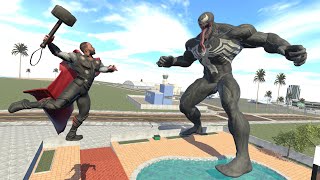 Franklin Become Thor to Kill Venom in Indian Bike Driving 3D [upl. by Harty460]