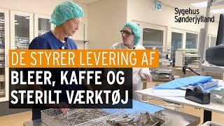 Bleer kaffe og sterilt værktøj  Kom med på sygehusets sterilcentral og lager  Sygehuset Indefra [upl. by Erkan]