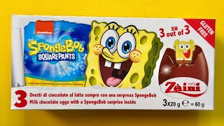 ASMR Unboxing SPONGEBOB Chocolate eggs [upl. by Neram249]