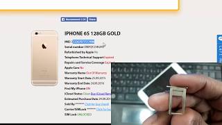 How To Check Iphone IMEI Number  Find My Iphone Status Free  Iphone 6S IMEI Check [upl. by Amaso]