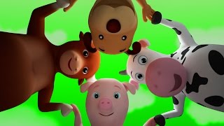 Ringa ringa roses  3D Nursery rhymes for kids  Children’s Song by Farmees [upl. by Gratt26]