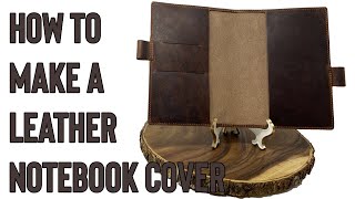 How to Make A Leather Notebook Cover with Glowforge  80Proof Goods [upl. by Anitnegra]