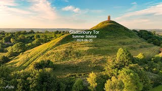 Glastonbury Tor  Summer Solstice  2024 06 20 Sunset [upl. by Neira]