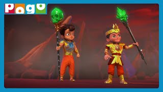 Do Ka Dum 👊 Chhota Bheem Aur Little Singham Ki Superhit Jodi 💪 Action Cartoons  PogoChannel [upl. by Camilla]