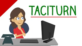 Learn English Words TACITURN Meaning Hardest Vocabulary with Pictures and Examples [upl. by Niala224]