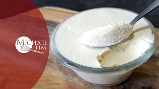 How To Make Mascarpone  Homemade Mascarpone  Michael Lim [upl. by Pasia970]