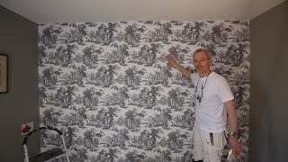 How to wallpaper a feature wall [upl. by Yamauchi]