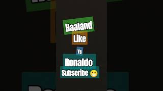 Ronaldo subscribe Haaland like video [upl. by Boor341]