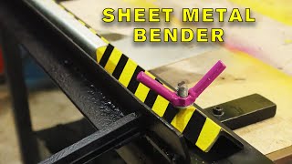 I Built a metal sheet bender from scrap metal DIY Project [upl. by Nisior108]