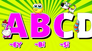 İngilizce Alfabe Şarkısı ABC Alphabet Song Alpi ve Arkadaşları Çocuk Şarkıları [upl. by Malin503]