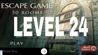 Escape Game 50 Rooms 2 Level 24 Walkthrough [upl. by Schonfeld996]