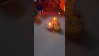 DIY Tealight Candle ✨️ diy shorts candle diwali craft special ShreCreativity [upl. by Odrareve]