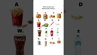 Pick what ur craving rn McDonalds edition trend bigback mcdonalds ytshorts [upl. by Ylrebnik]