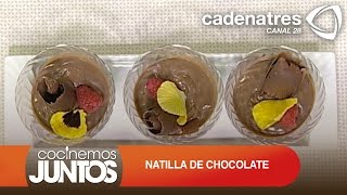 Natilla de chocolate receta fácil [upl. by Drahcir]