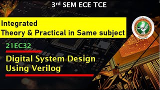 Digital System Design Using Verilog  21EC32  3rd sem  EC TC [upl. by Nauwtna]