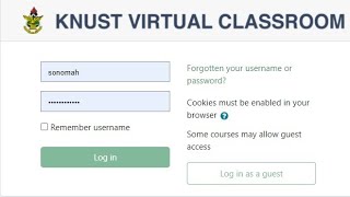 🔺5How to use KNUST Virtual Classroom  How to submit assignments and download assignments [upl. by Harragan763]