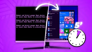 COMO INSTALAR WINDOWS en 5 MINUTOS  GUÍA 2024 [upl. by Hennebery274]