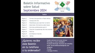 Boletín Informativo SEPTIEMBRE 2024 [upl. by Tolland]