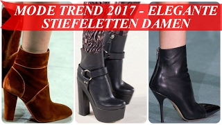 Mode trend 2017 elegante stiefeletten damen [upl. by Elacsap542]