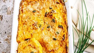 Recette  Gratin de butternut [upl. by Rolyks]